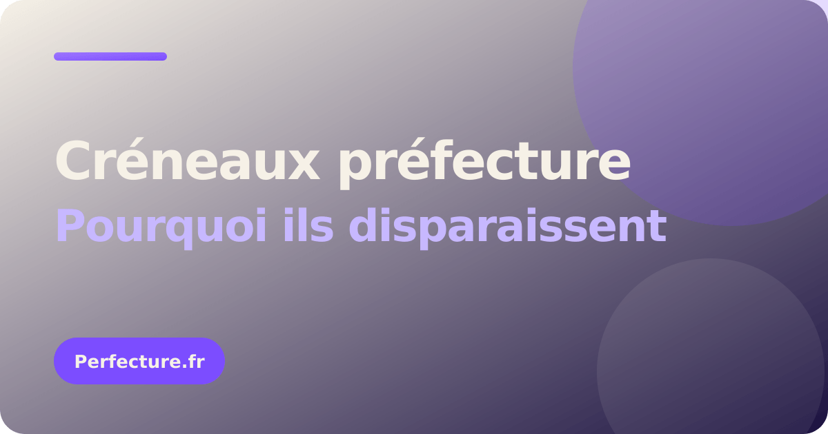 Why préfecture slots disappear in seconds